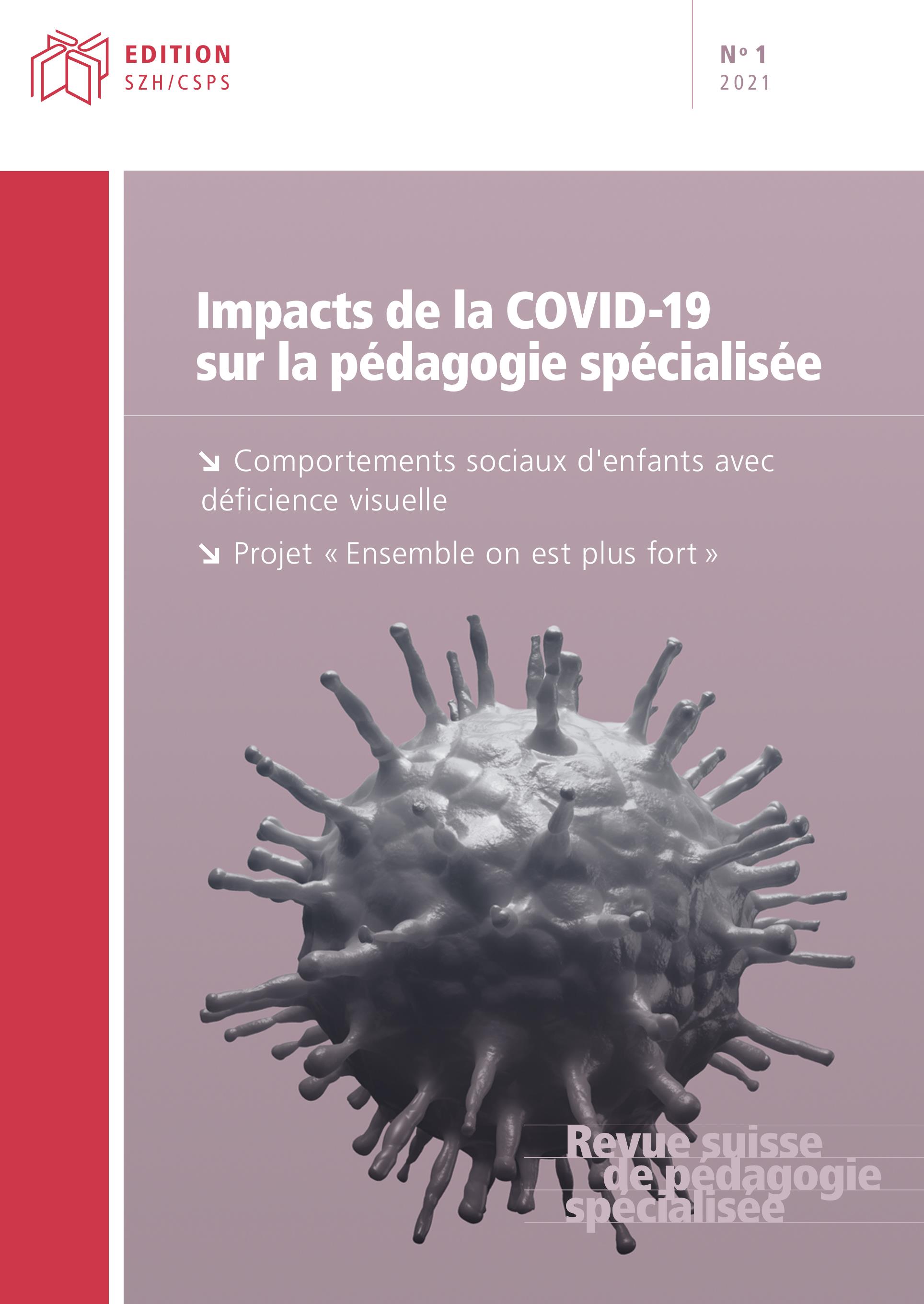 					Afficher Vol. 11 No 1 (2021): Impacts de la COVID-19 sur la pédagogie spécialisée
				