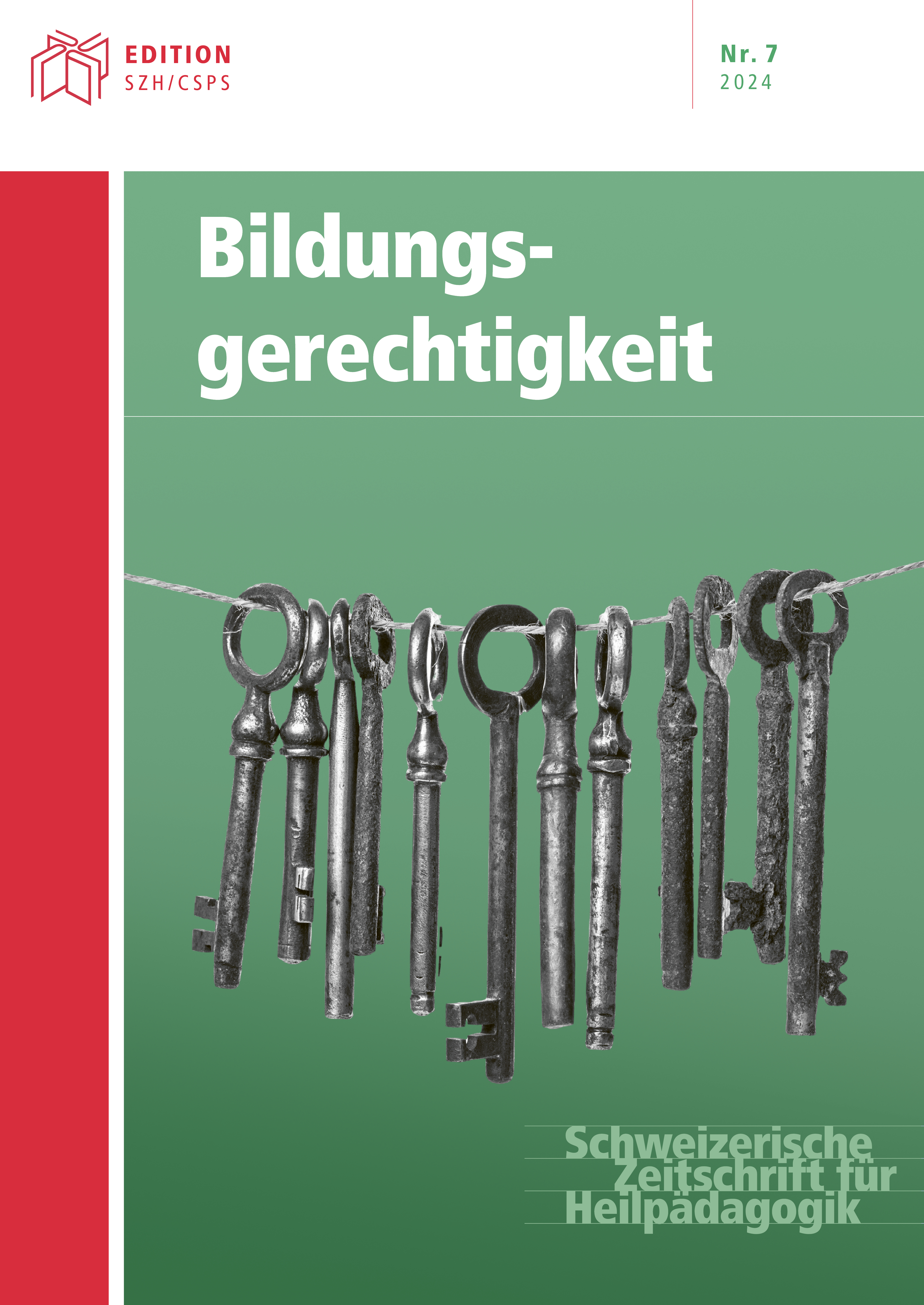 					Afficher Vol. 30 No 07 (2024): Bildungsgerechtigkeit
				