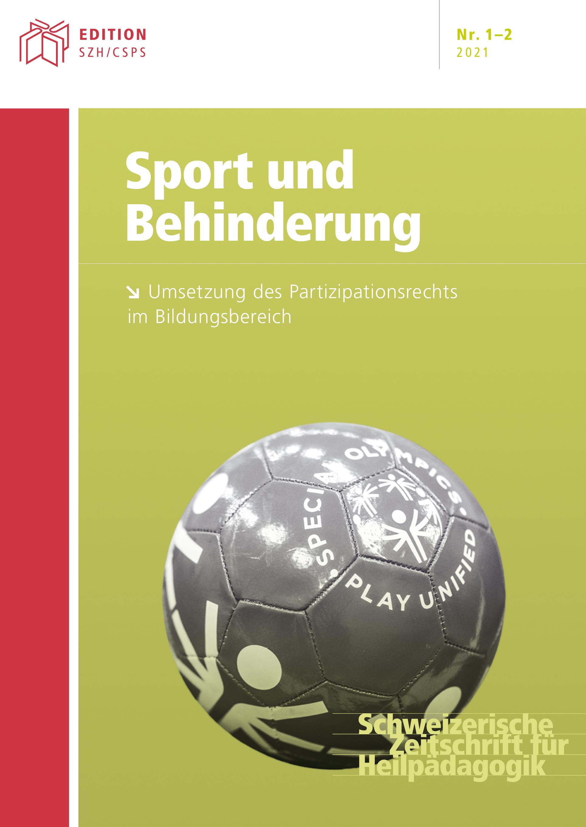					Ansehen Bd. 27 Nr. 1-2 (2021): Sport und Behinderung
				