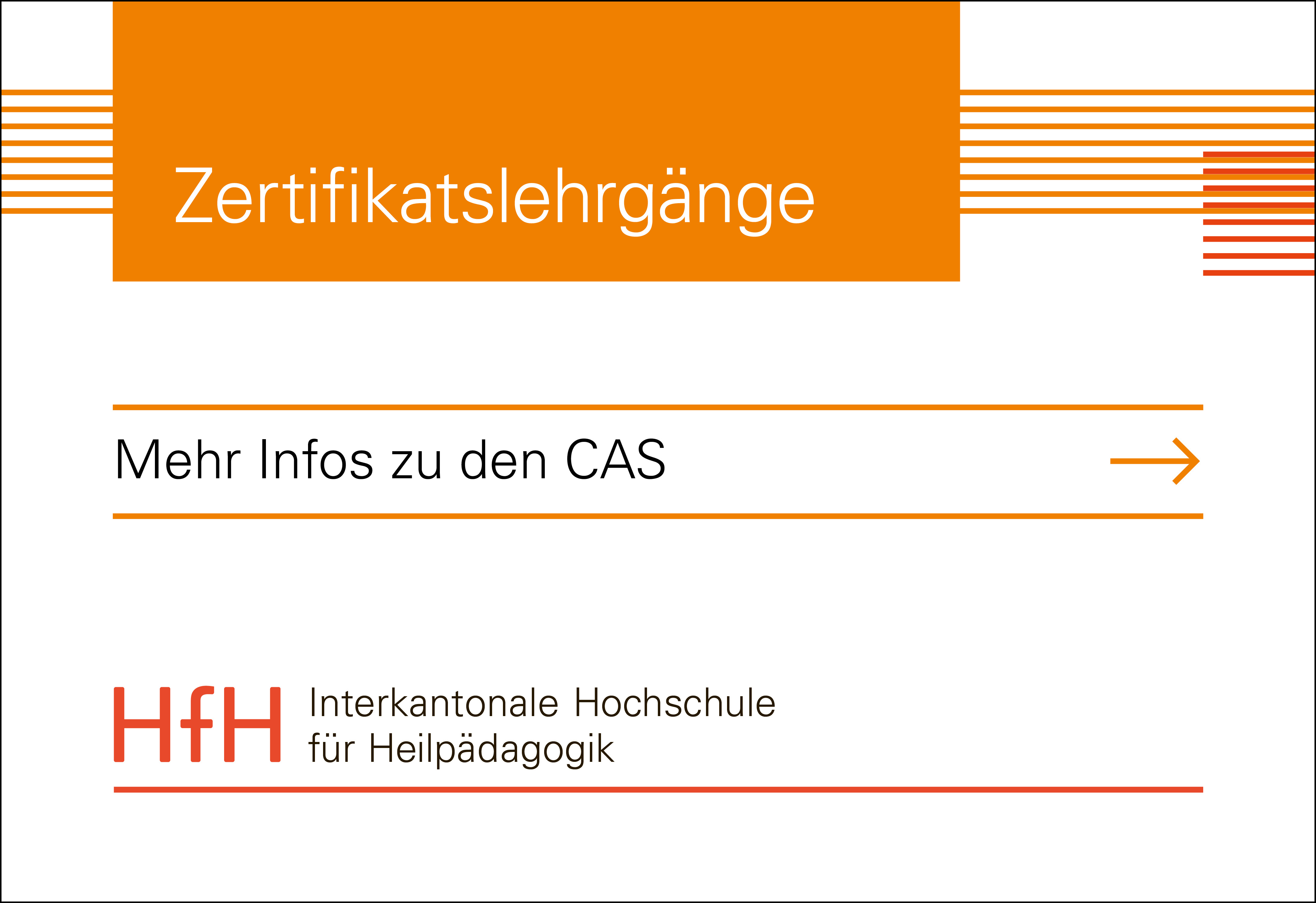 Zertifikatslehrgänge der HfH