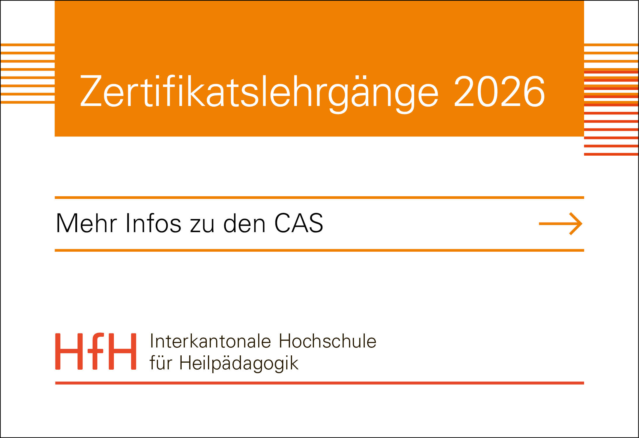 Zu den Zertifikatslehrgängen der HfH
