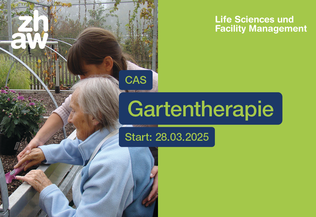 CAS Gartentherapie an der ZHAW